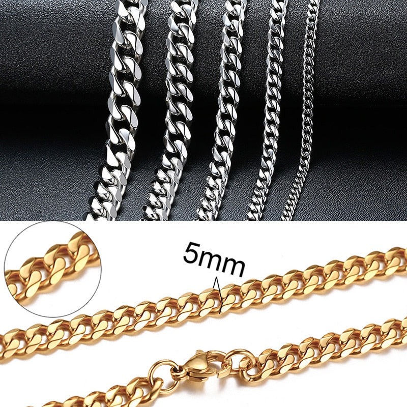 Cuban Chain Necklace Unisex